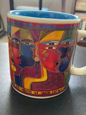 Laurel Birch 2004 "Follow Your Voice" Wine Things Unlimtd, Sonoma CA Ceramic Mug